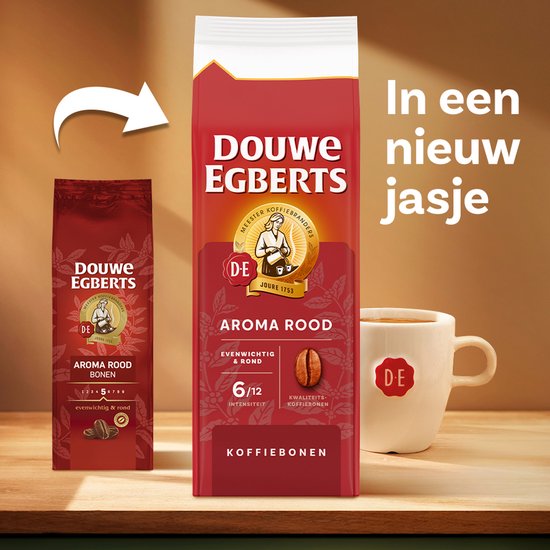 Douwe Egberts Aroma Rood koffiebonen 6 x 500 gram
