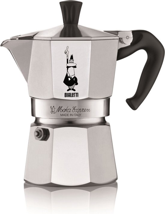 Bialetti Moka Express 3 kops aluminium